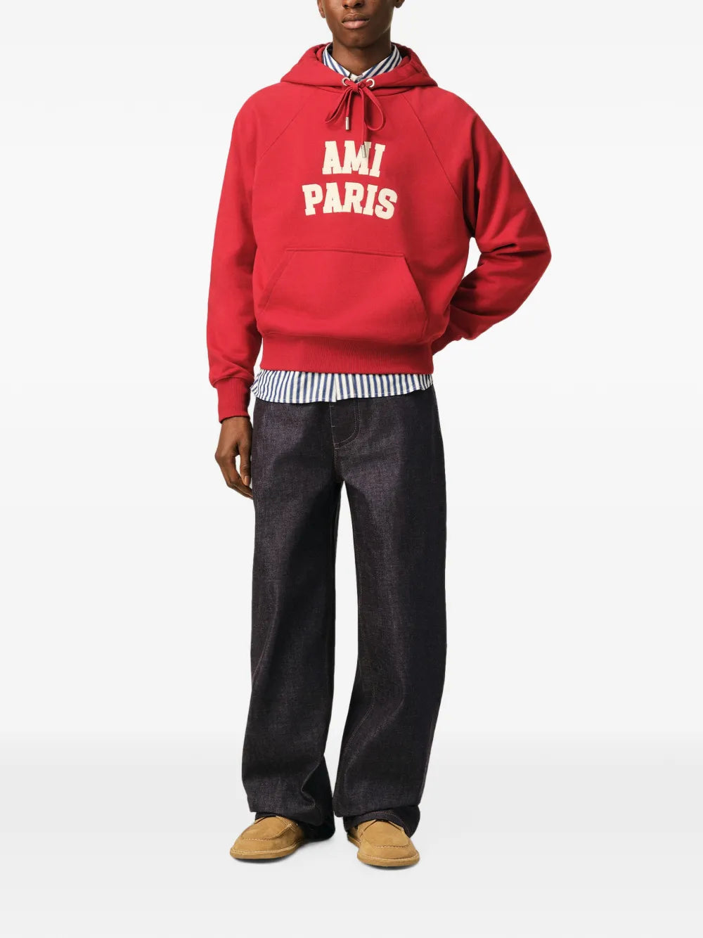 Baggy-fit cotton jeans