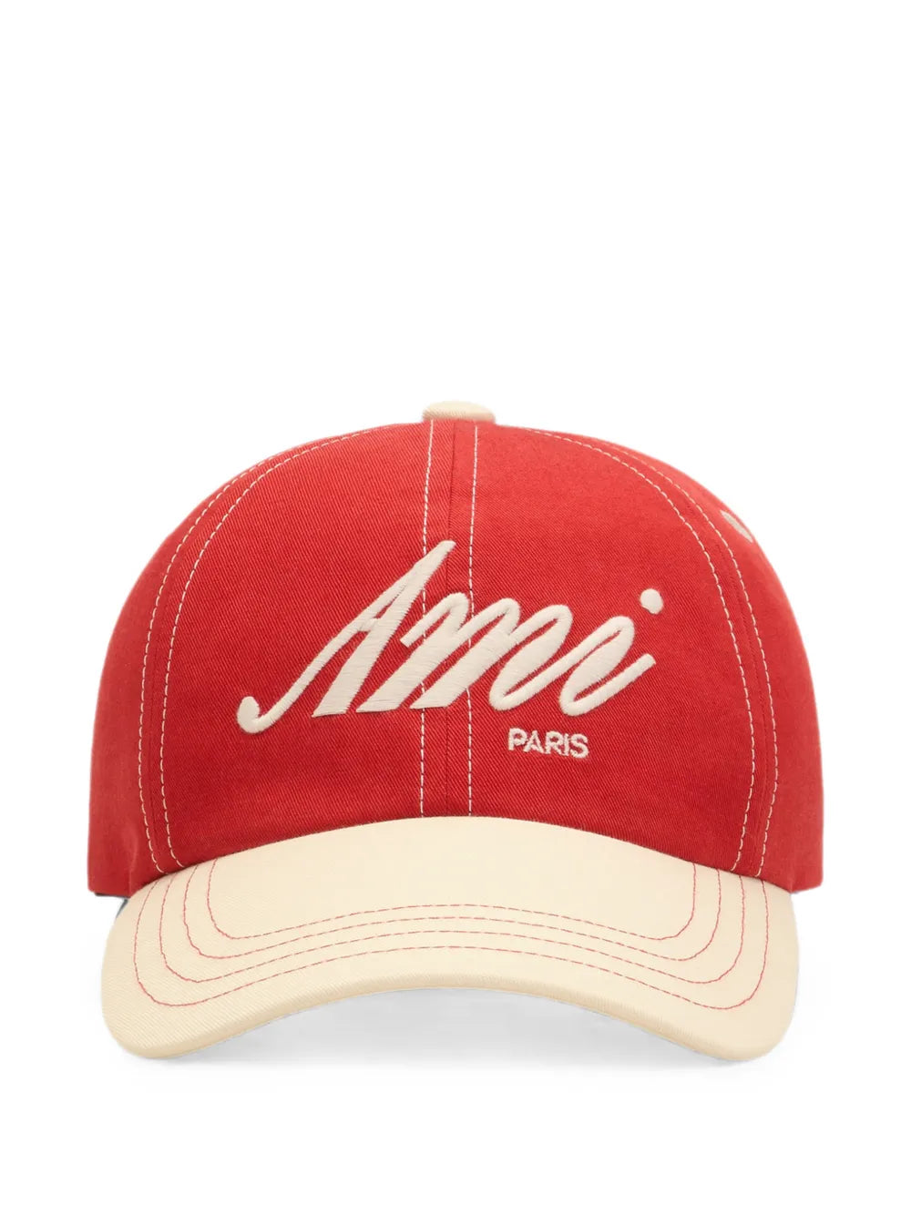 cotton cap with Ami Paris embroidery