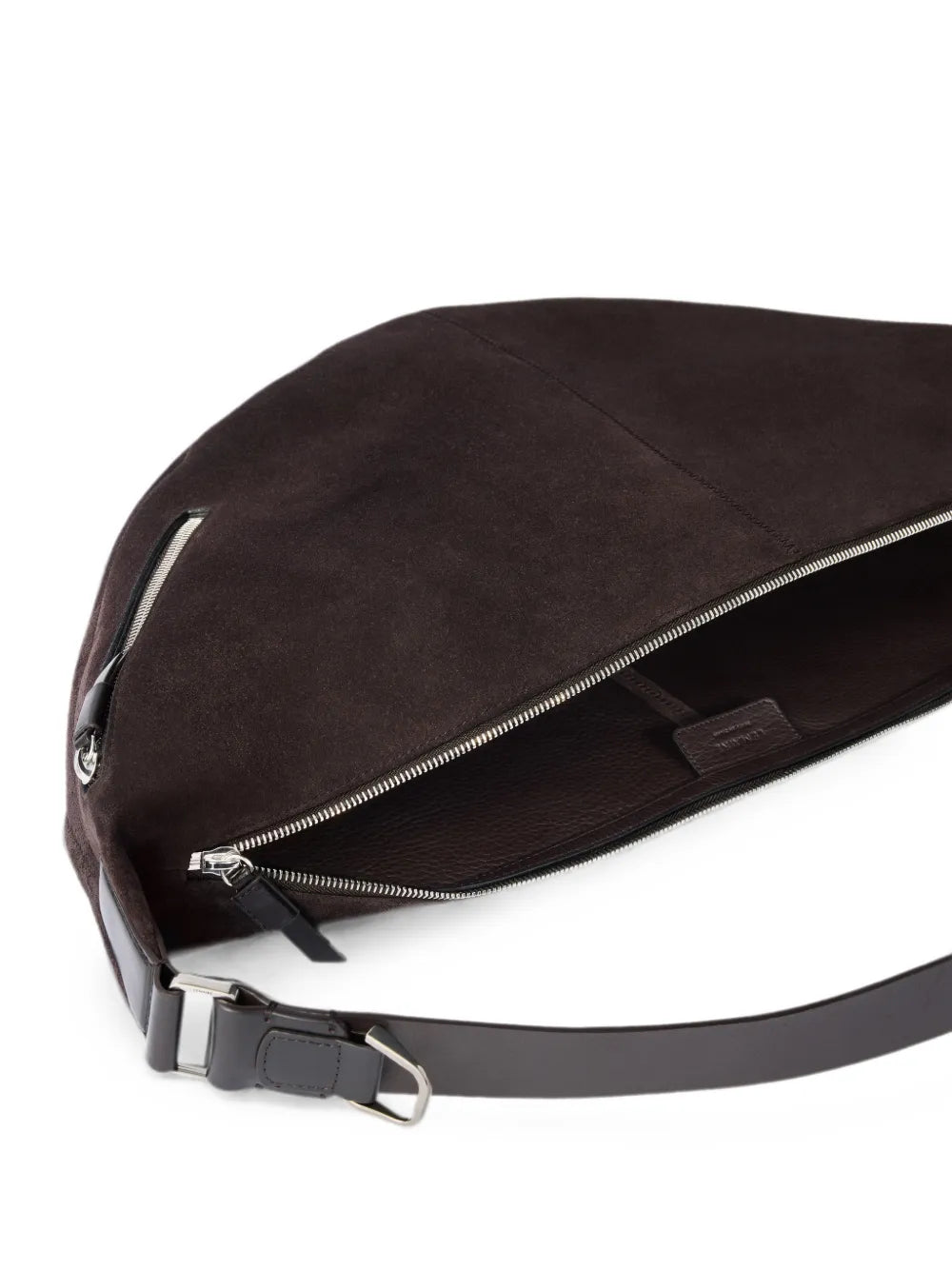 Quiver Clip bag in suede leather