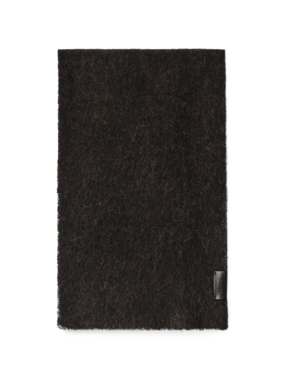 fluffy scarf in alpaca wool blend