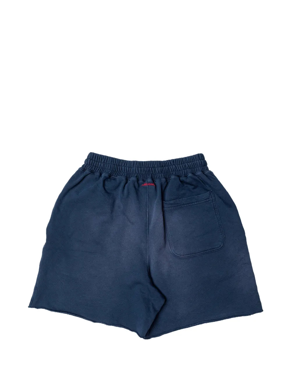 drawstring-waist raw-cut shorts