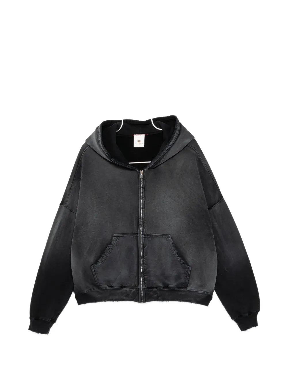 faded zip-up hoodie