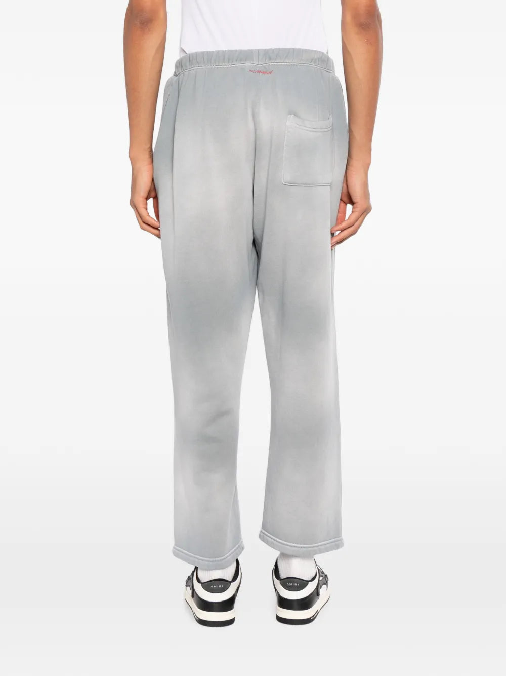 faded-effect track pants