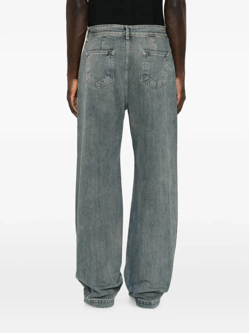 Tower Geth jeans in mineral indigo 13oz mineral wash denim