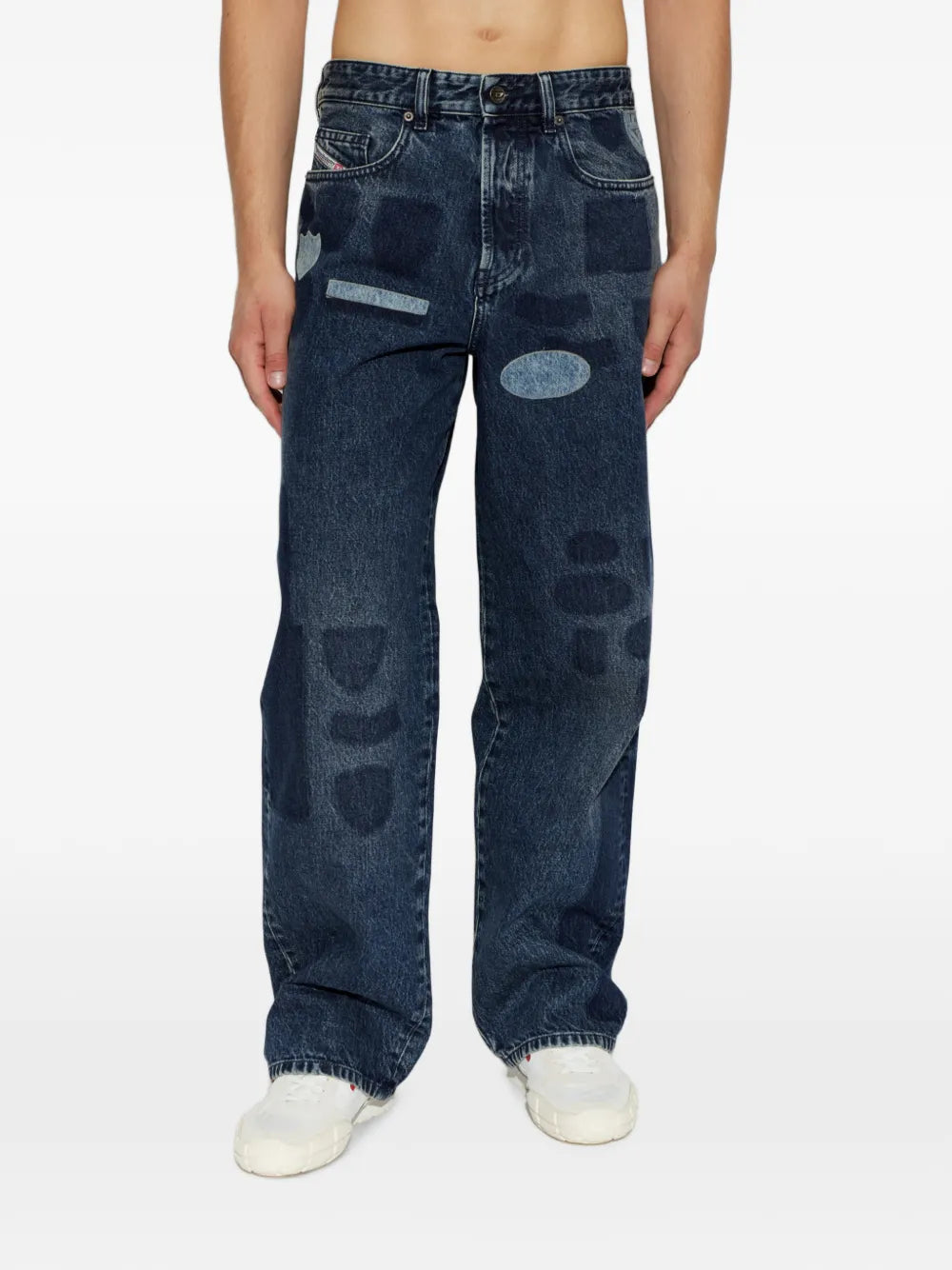2001 D-Macro-S10 patchwork jeans