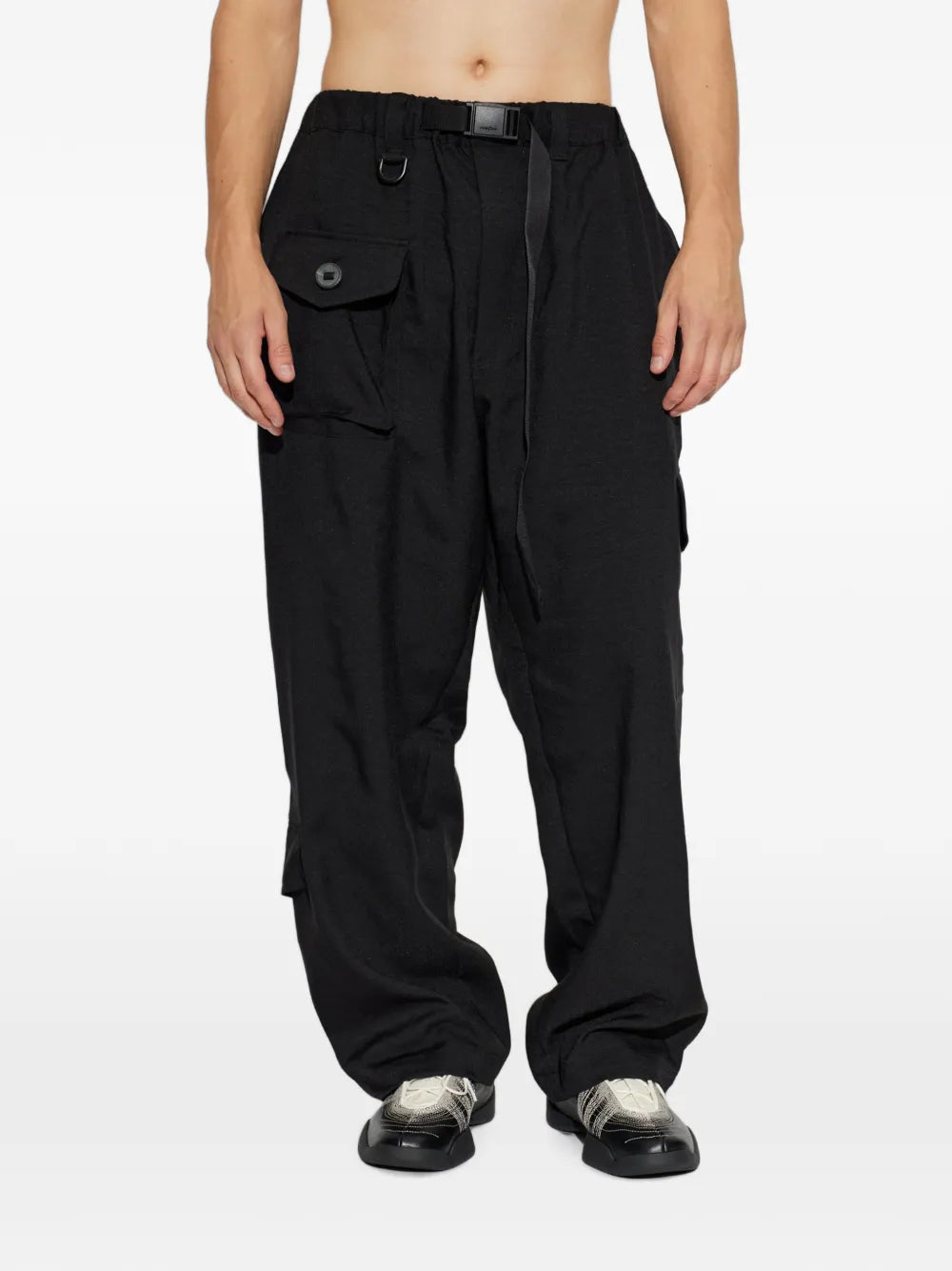 belted cargo pants