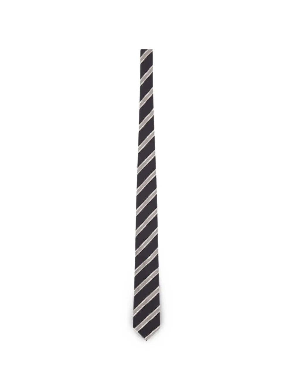 striped silk tie