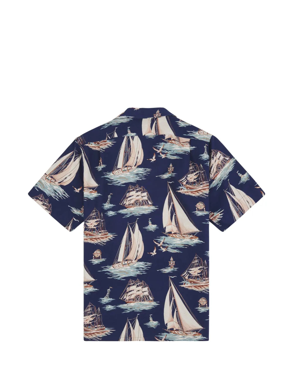 Oxford sailboat-print shirt