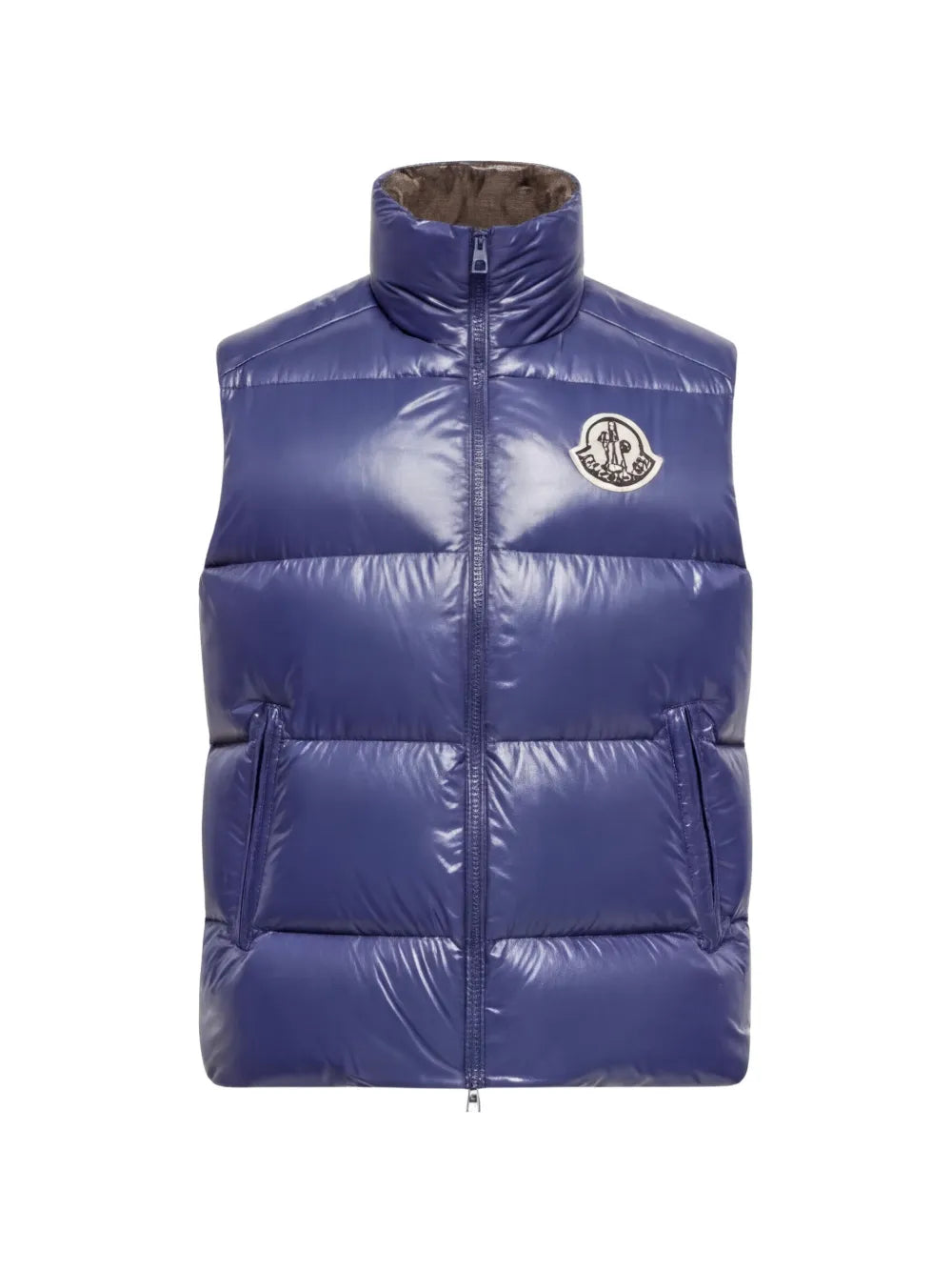 Belice logo-patch quilted gilet