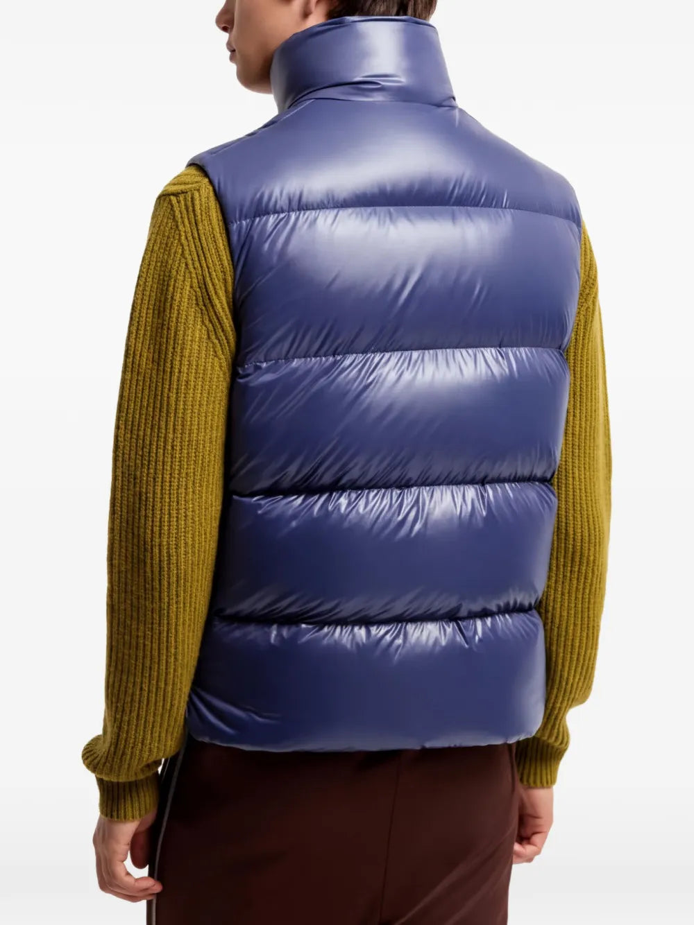 Belice logo-patch quilted gilet