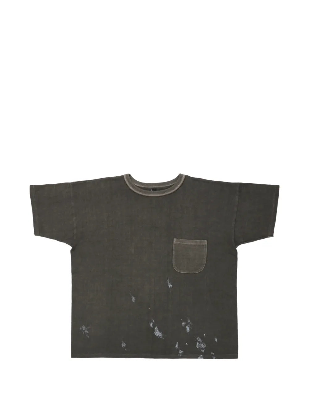 Sumi Kira paint-splatter chest-pocket t-shirt