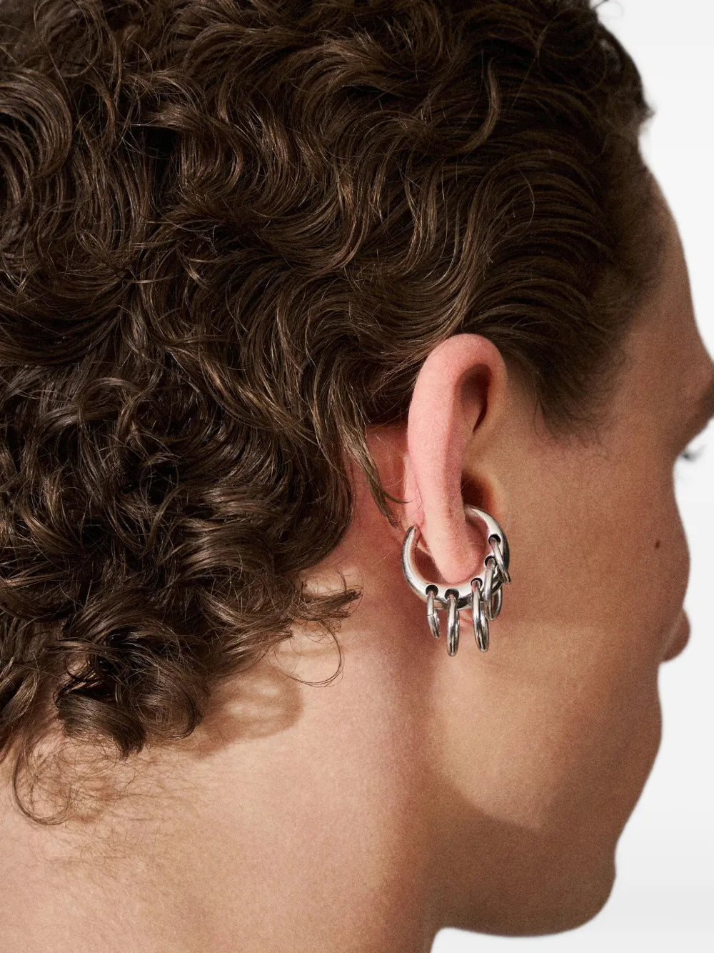 multi-hoop ear cuff