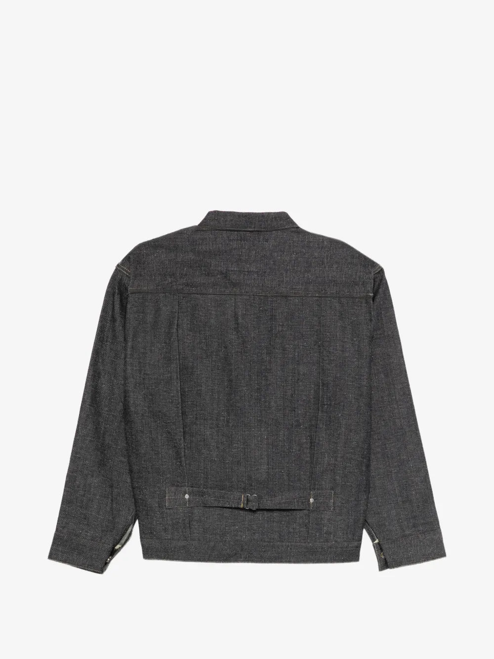 Pleated Denim Jacket