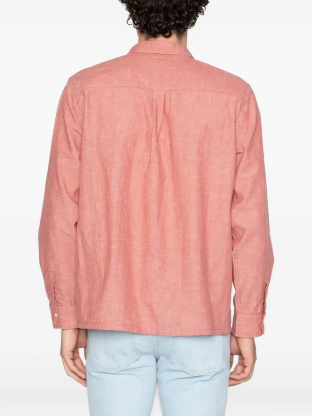 True chest-pocket button-up shirt