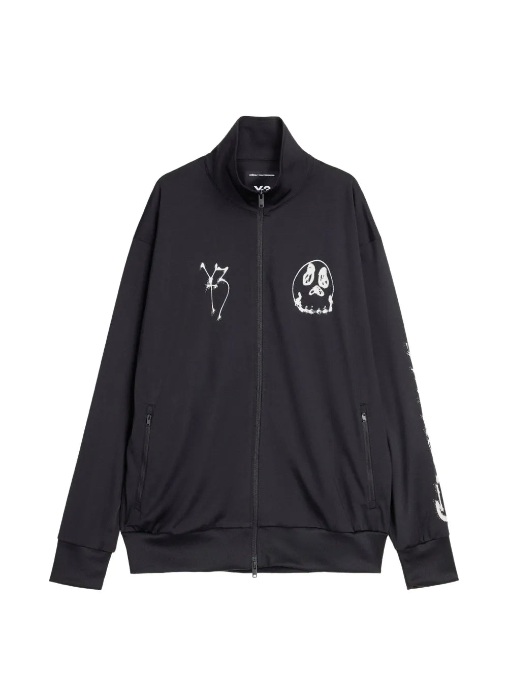 x Adidas graphic-print zip-up sweater