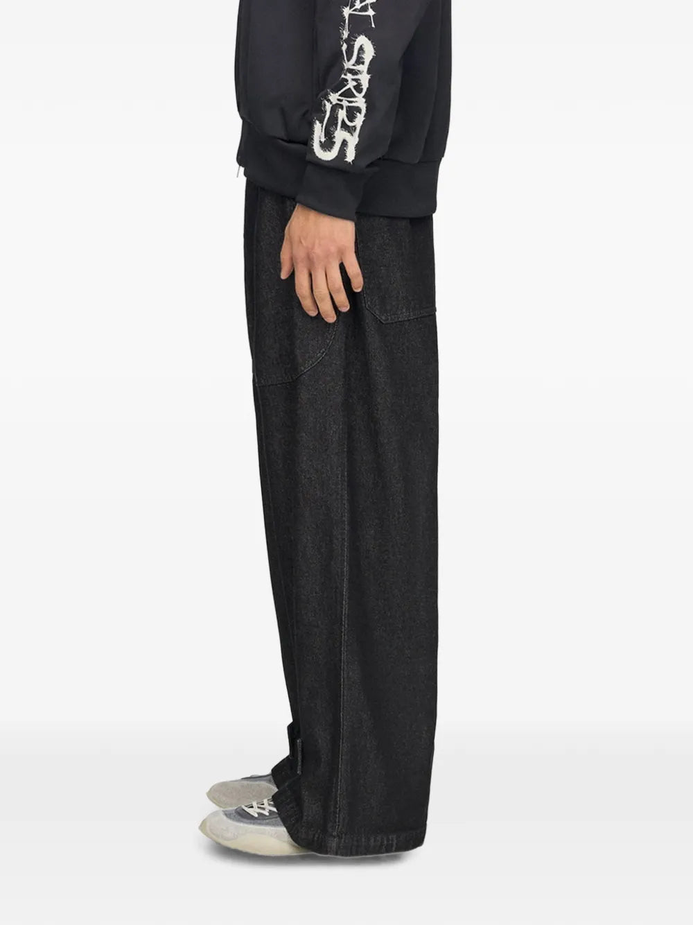 x Adidas graphic-print zip-up sweater