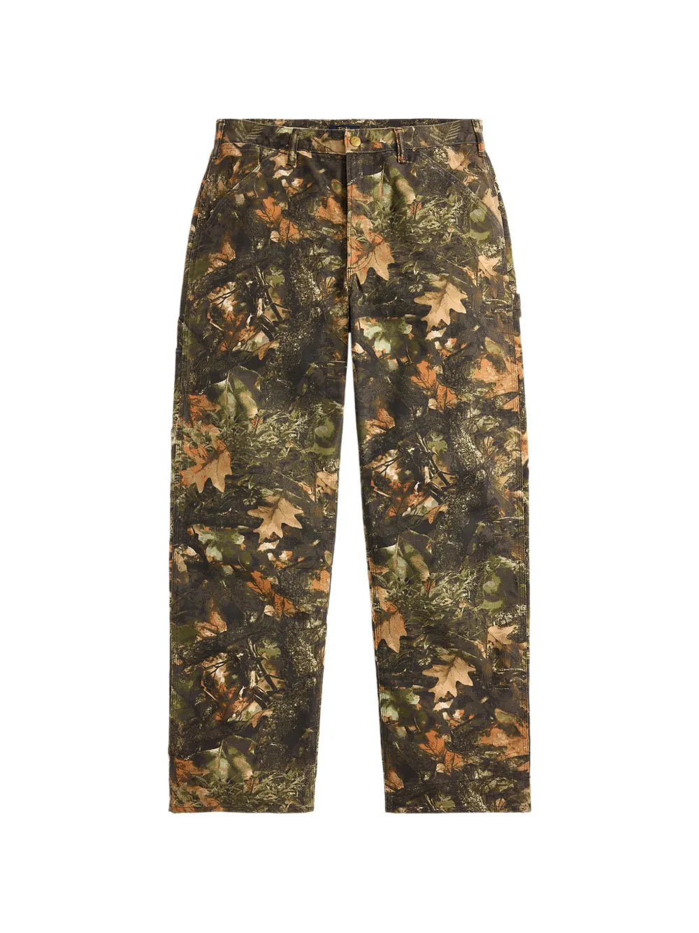 Polo Dungaree Fit forest-print trousers