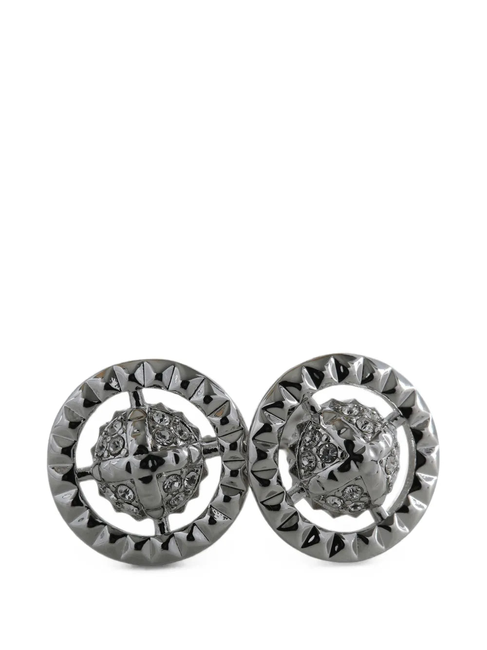 crystal-embellished Orb earrings