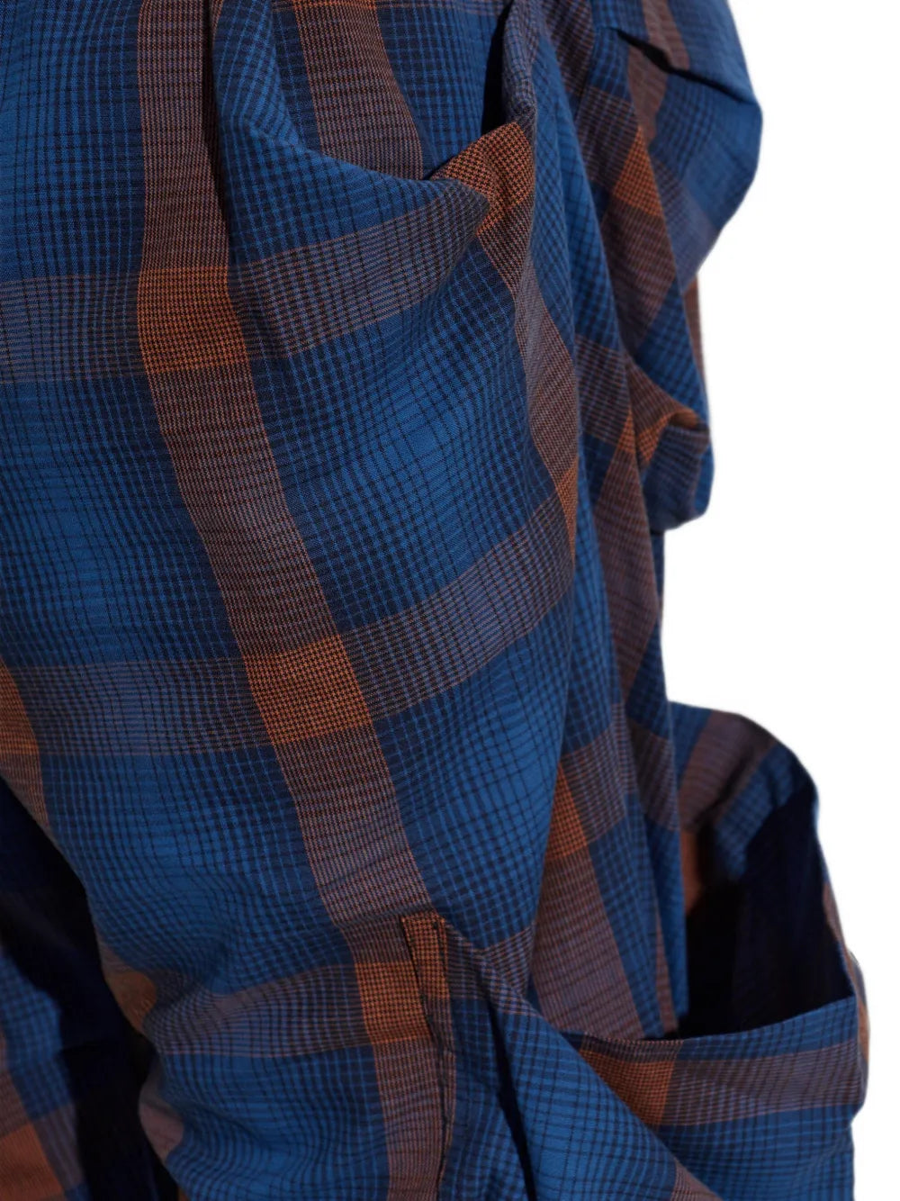 Achilles check-pattern trousers