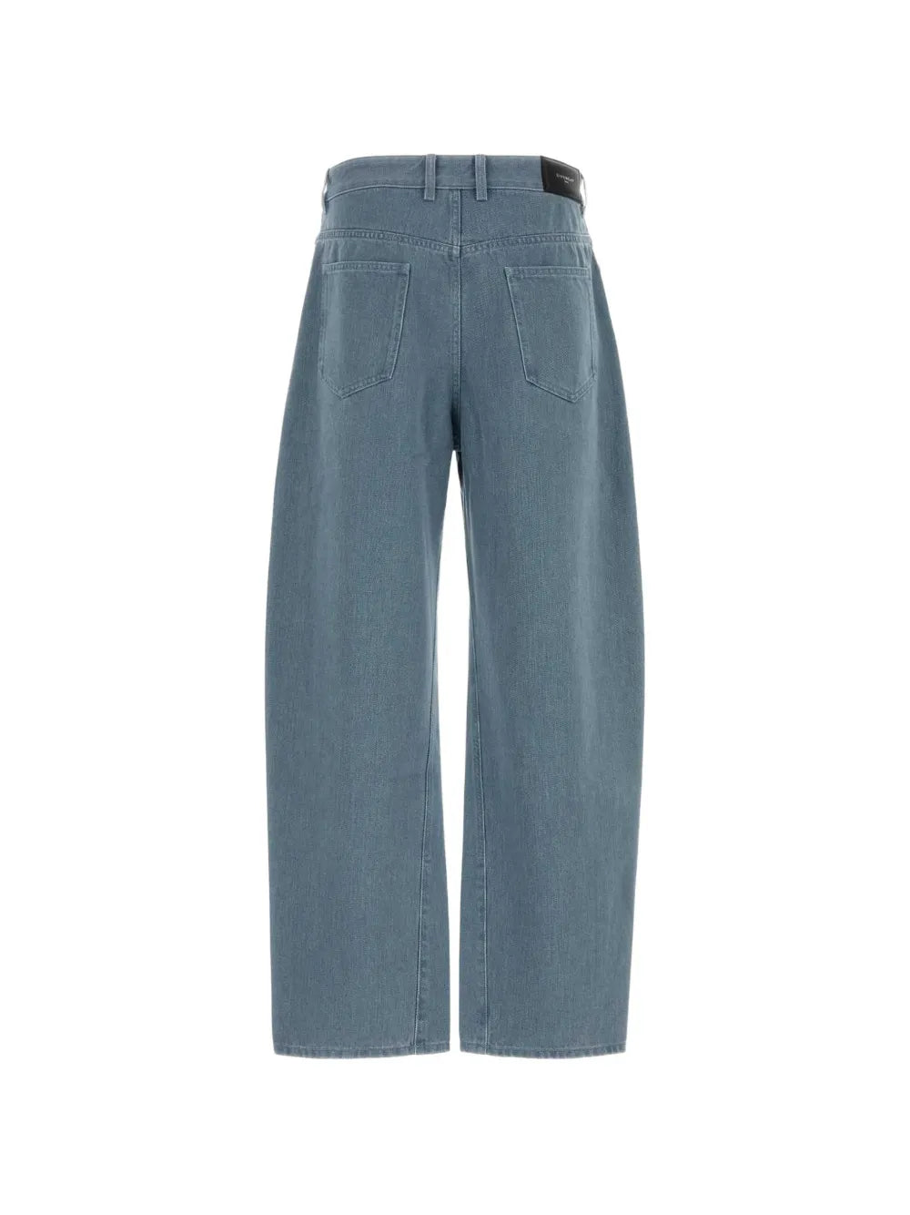 Couture Seam light blue jeans with striped reverse