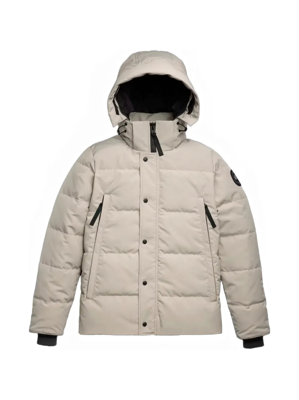 Wyndham quilted hooded down jacket