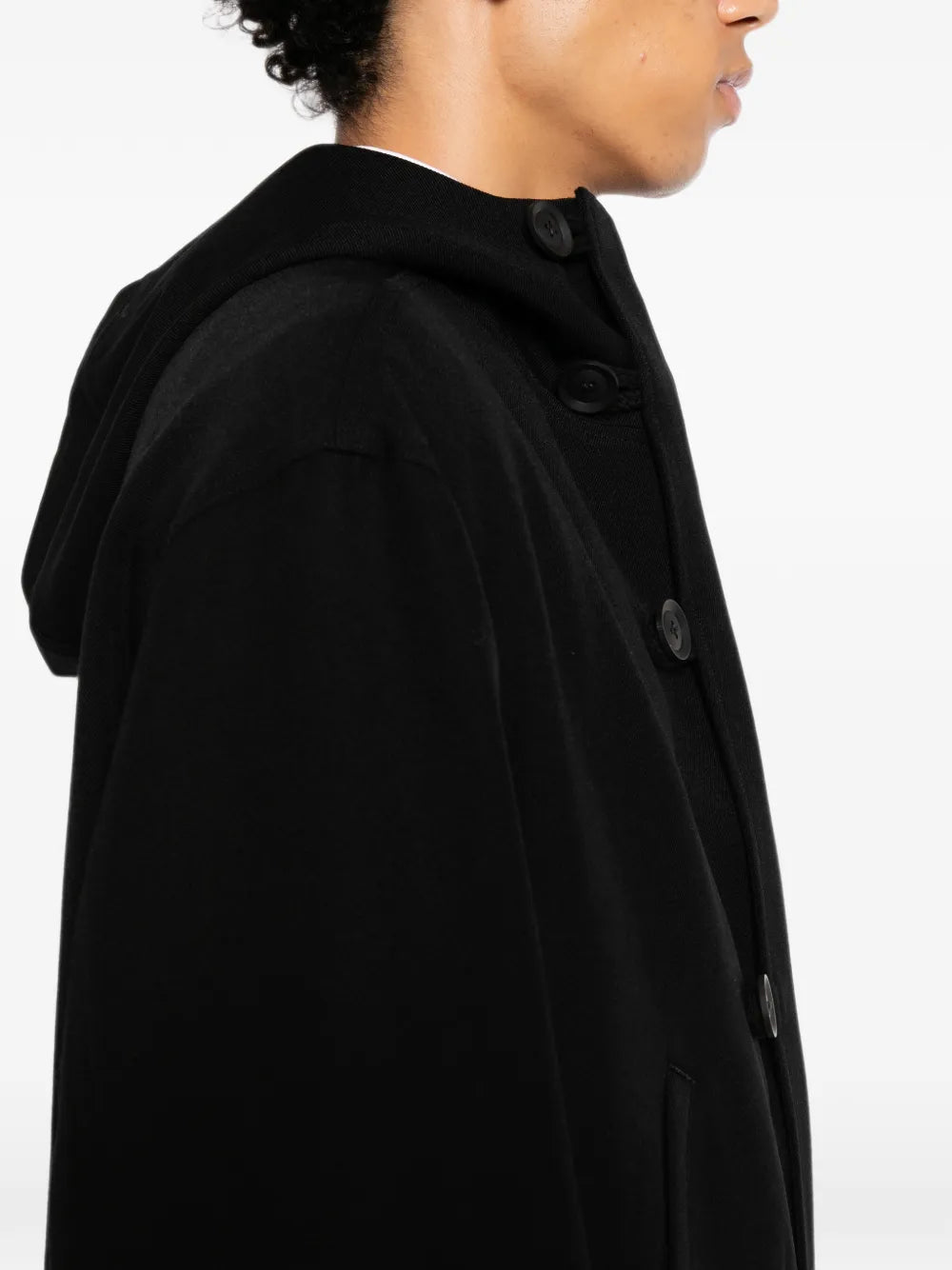 hooded coat