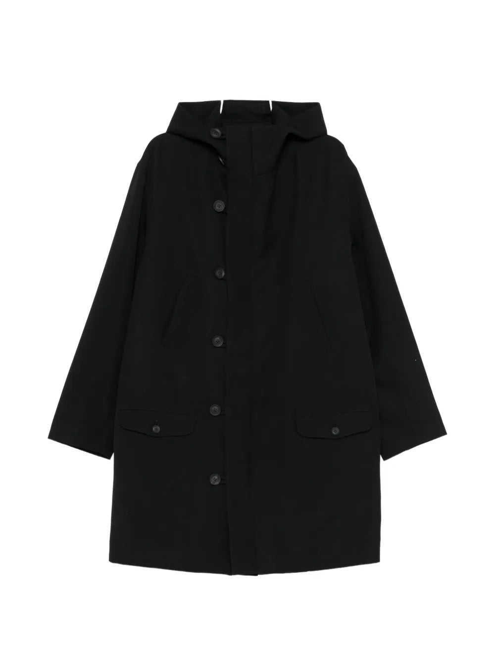 hooded coat