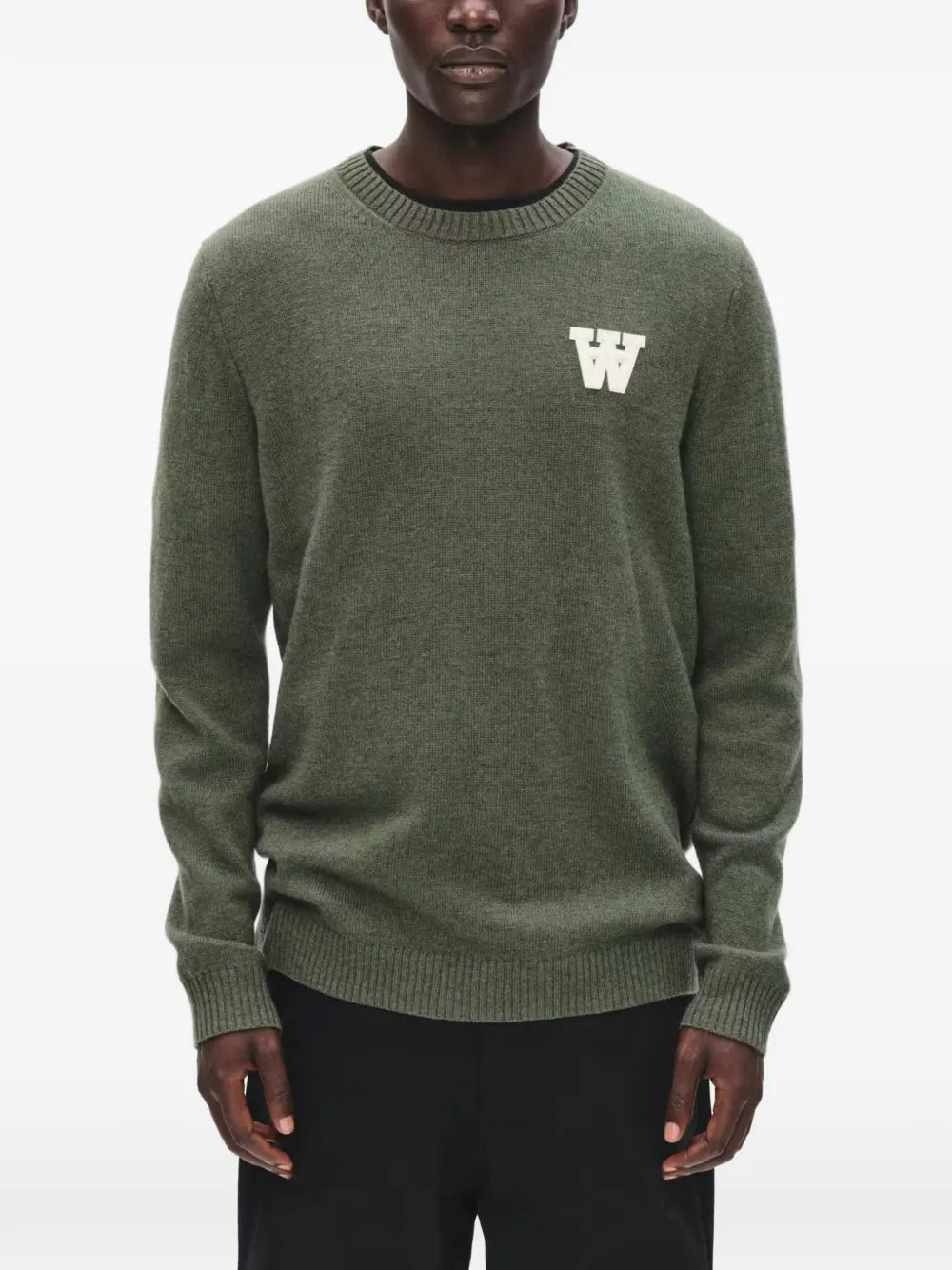 WWTay logo-patch sweater