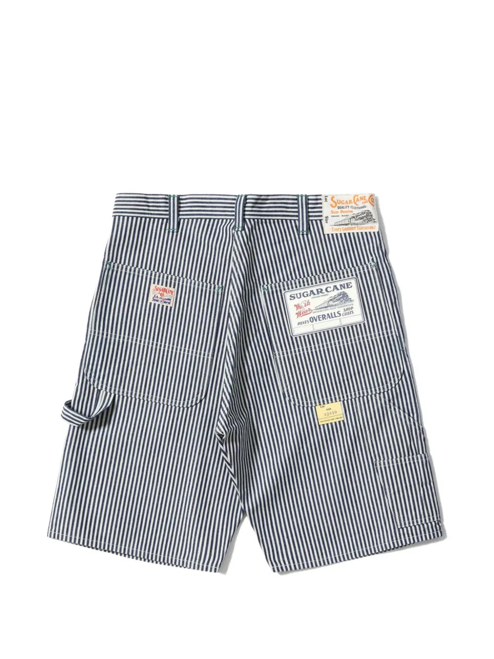 hickory-stripe shorts