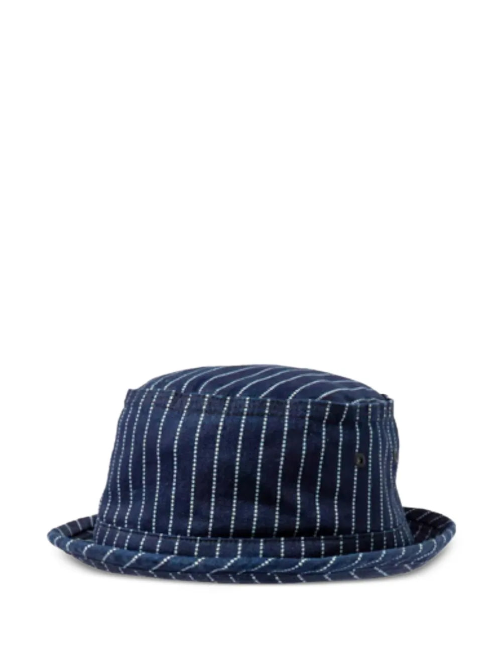 stripe-pattern bucket hat