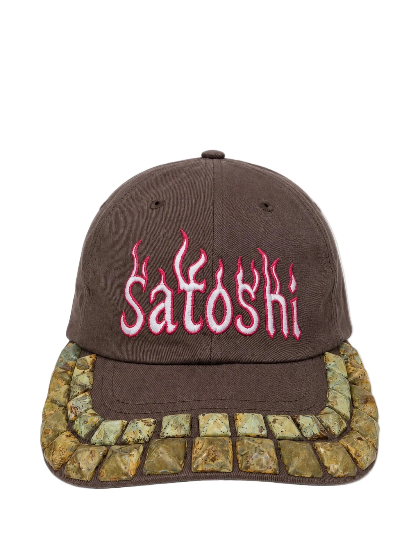 Logo-Embroidered Studded Baseball Cap