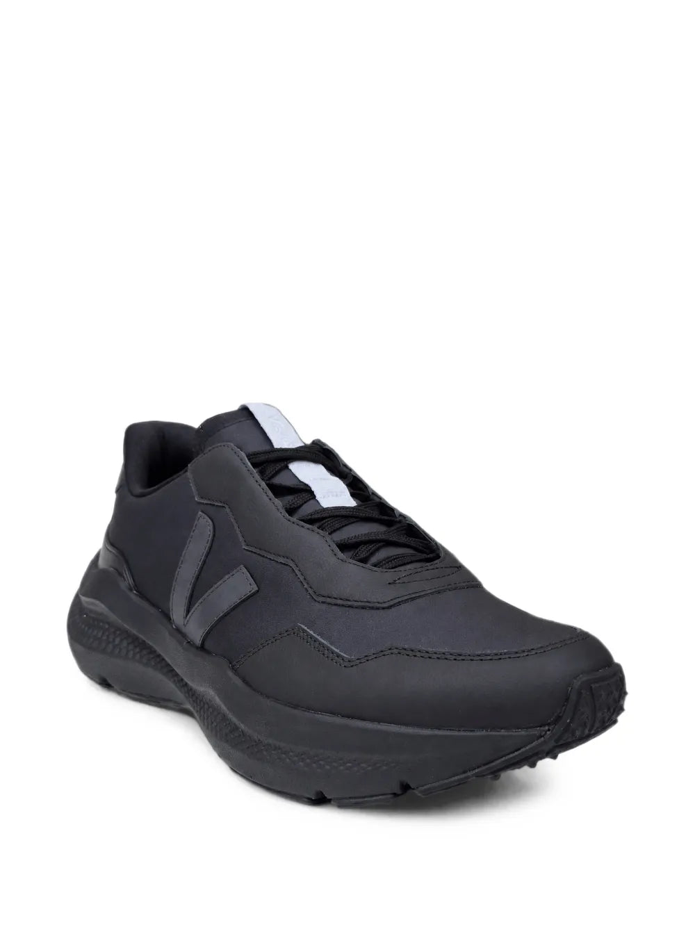 x CFCL logo-patch leather sneakers