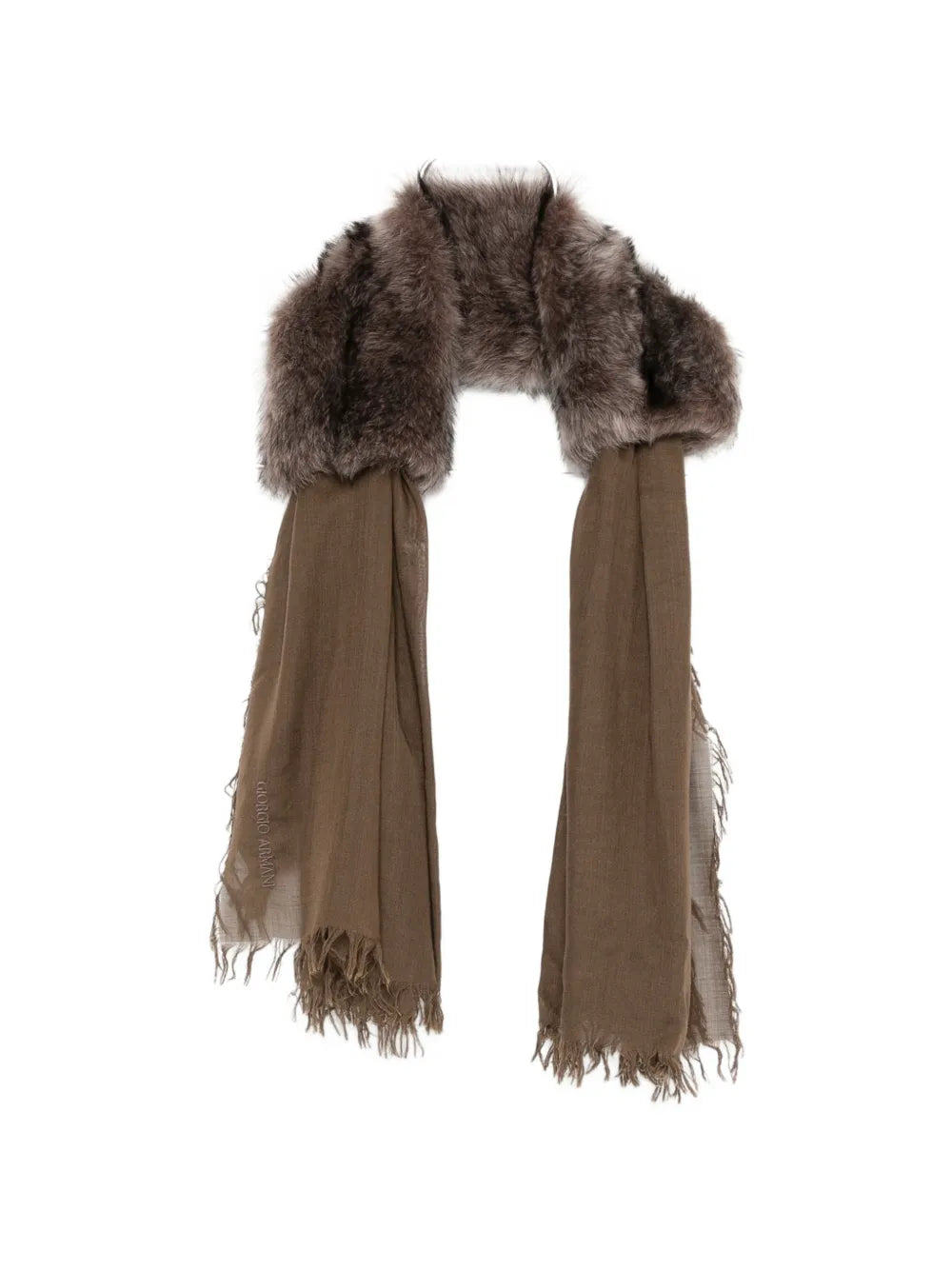 frayed-edge scarf