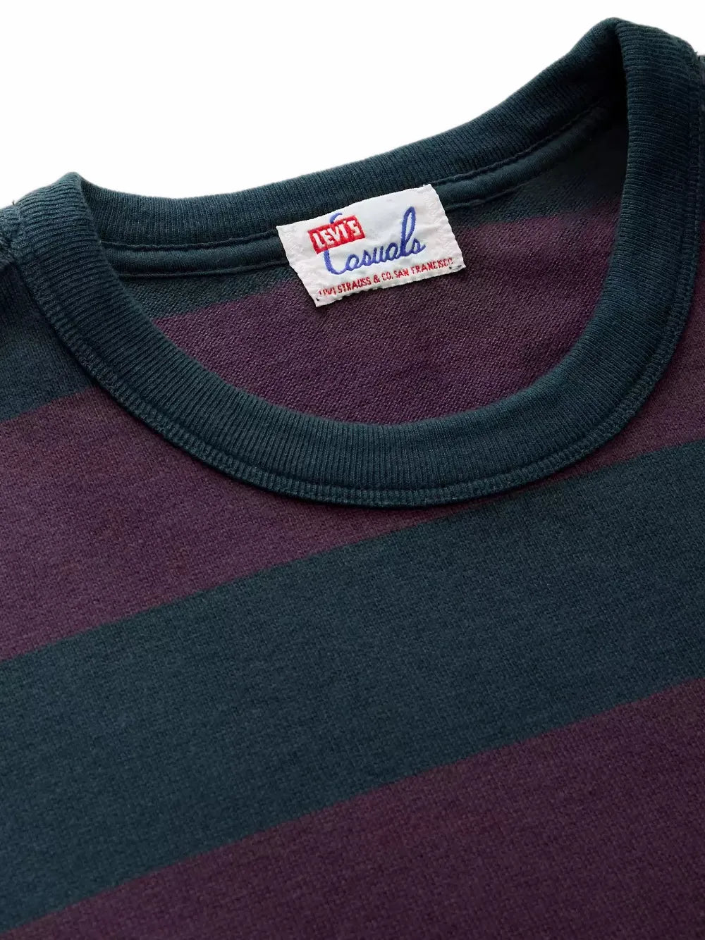 1960s striped pocket T-shirt