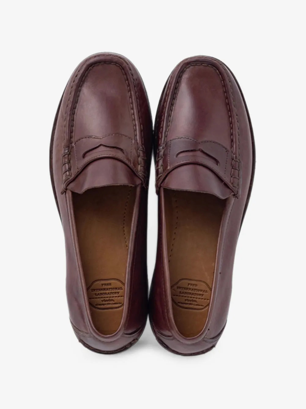 Penny-Slot Leather Loafers