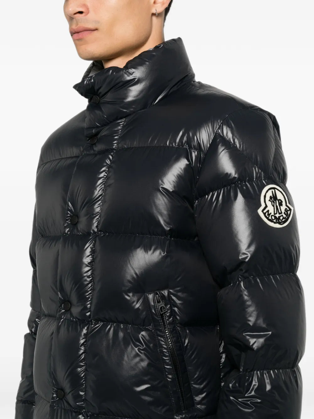 Brendola Laqué short down jacket
