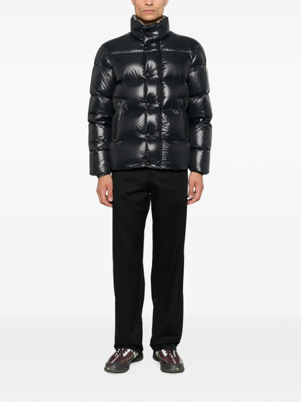 Brendola Laqué short down jacket