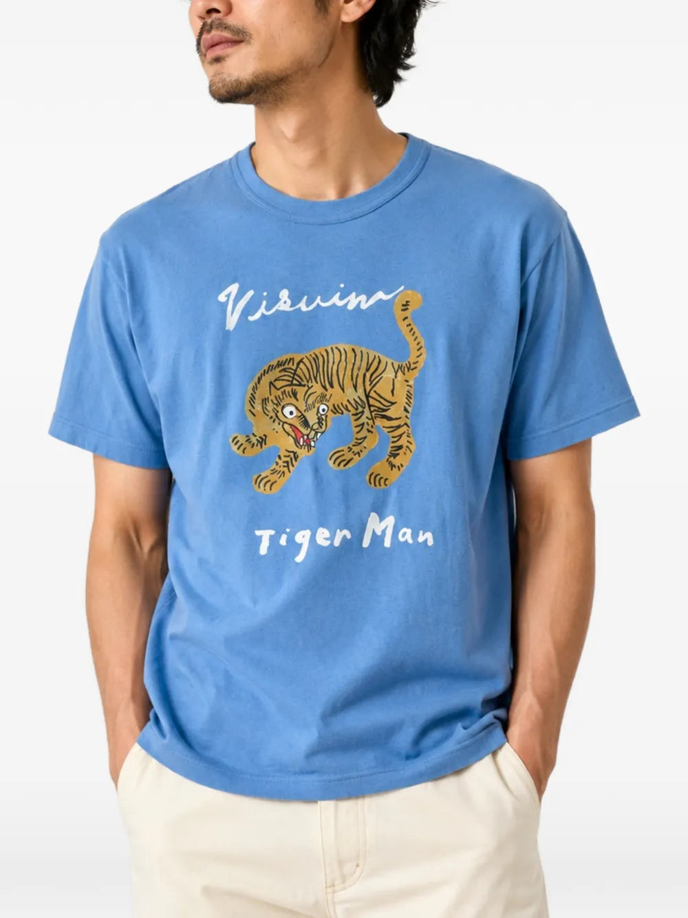 Tiger Man graphic-print T-shirt