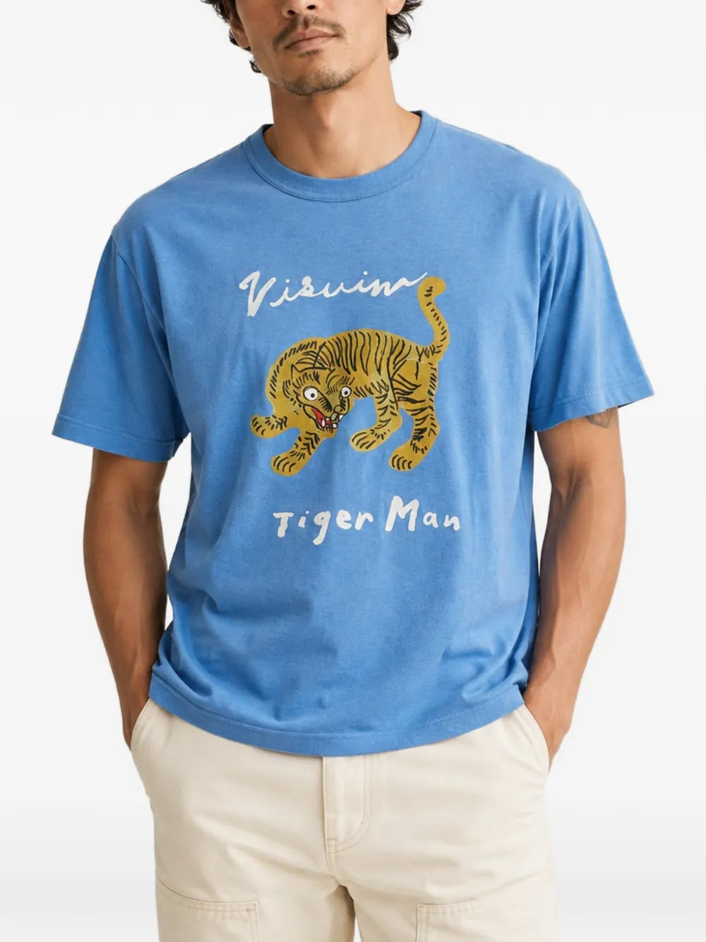 Tiger Man graphic-print T-shirt