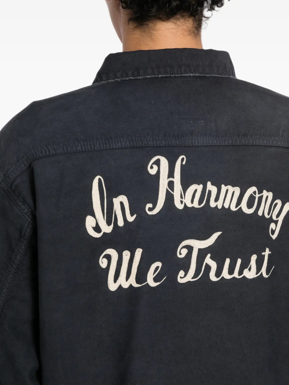 panelled denim jacket