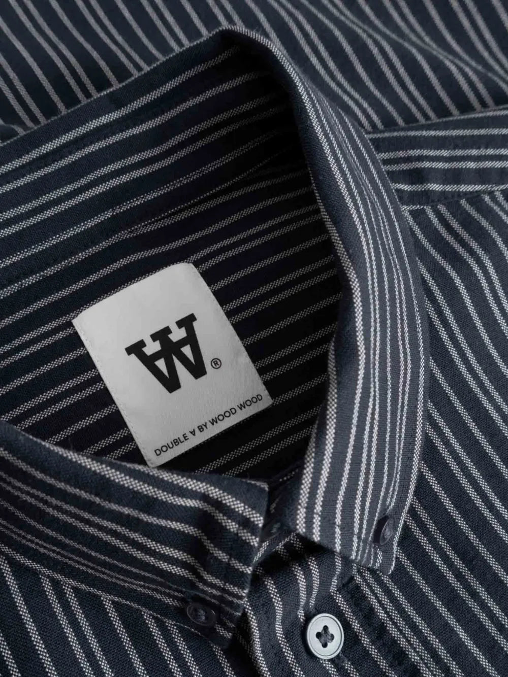 striped button-down shirt