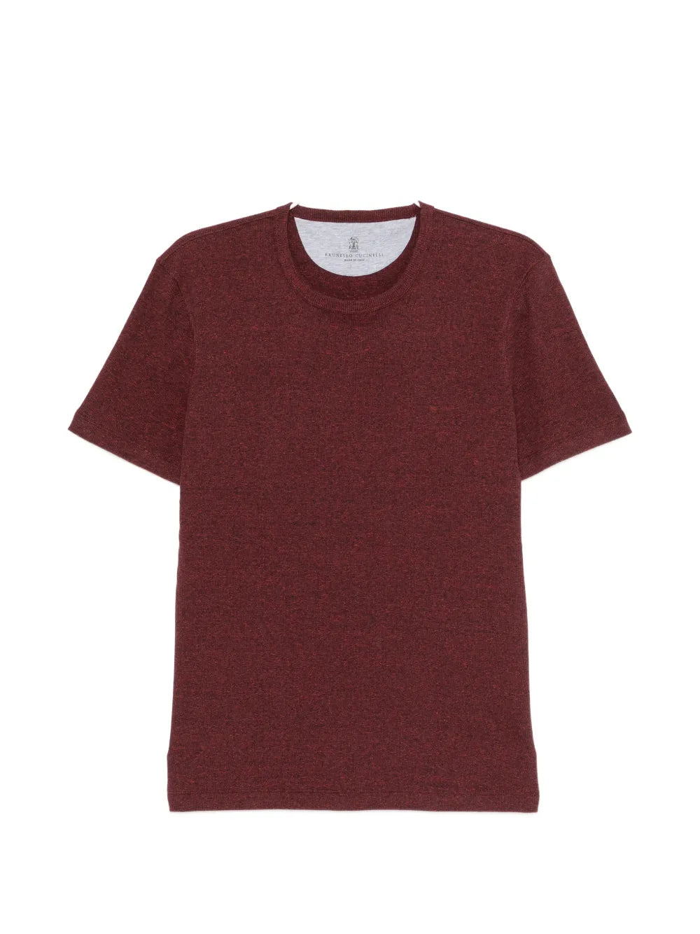 marl-effect crew-neck T-shirt