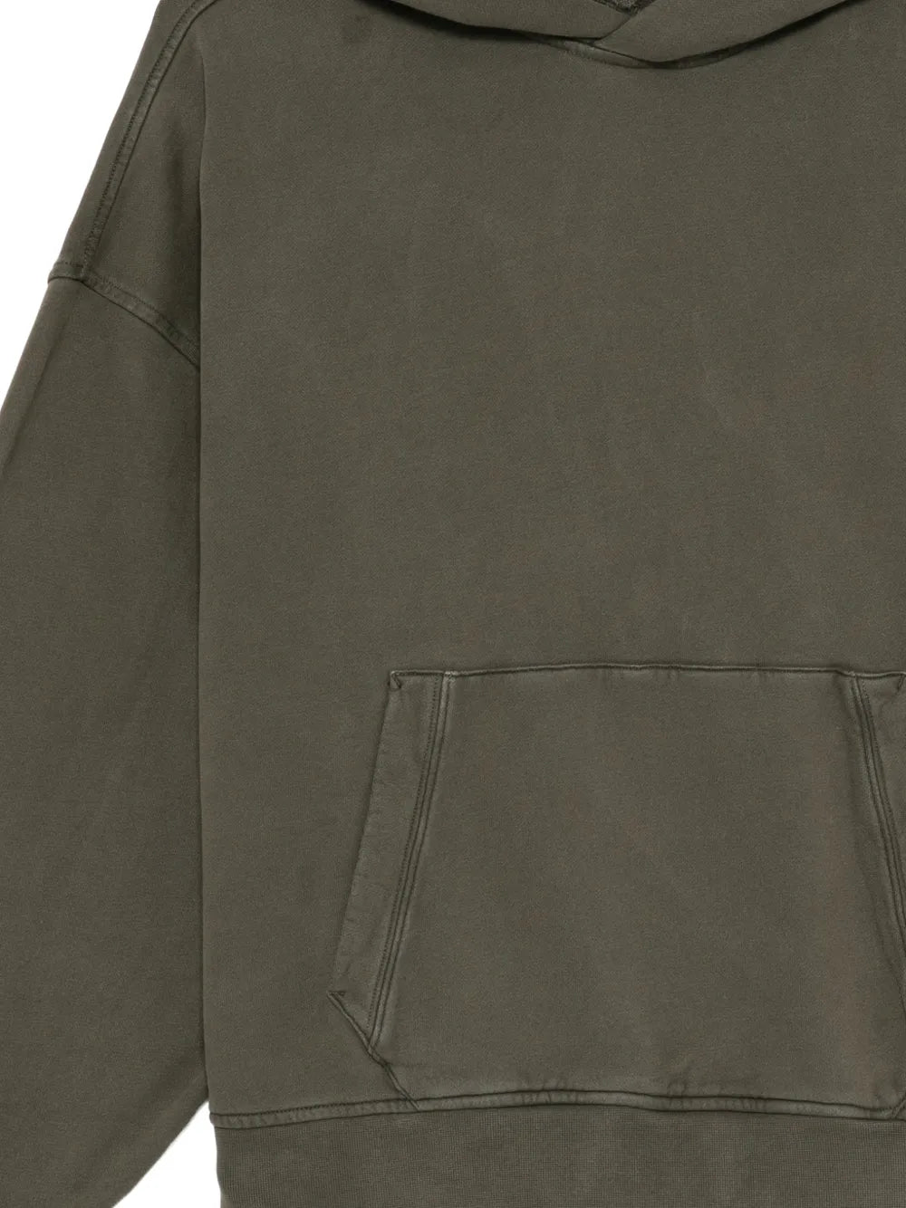 Ribbed Hem And Cuffs Hoodie