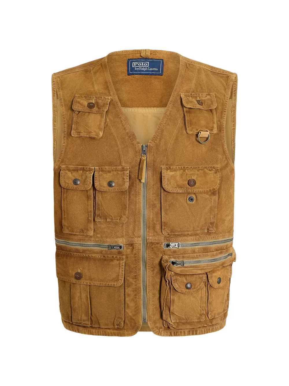 suede Utility gilet
