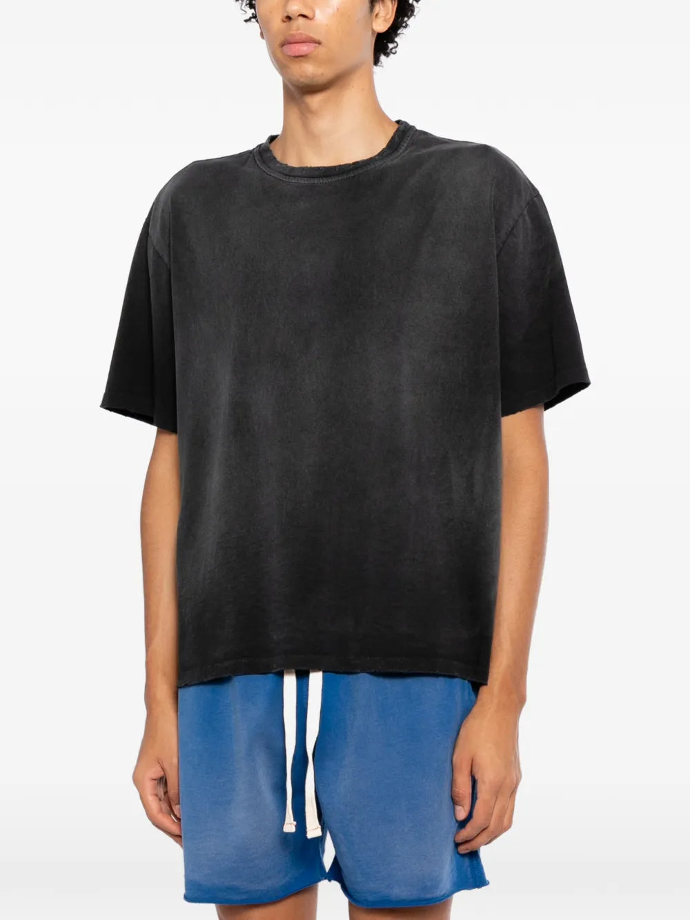 sun-faded distressed T-shirt