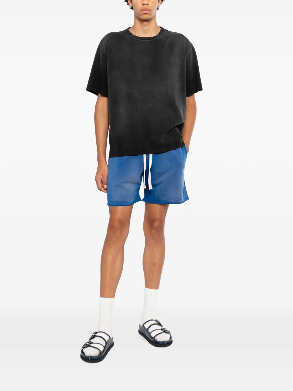 drawstring sweat shorts