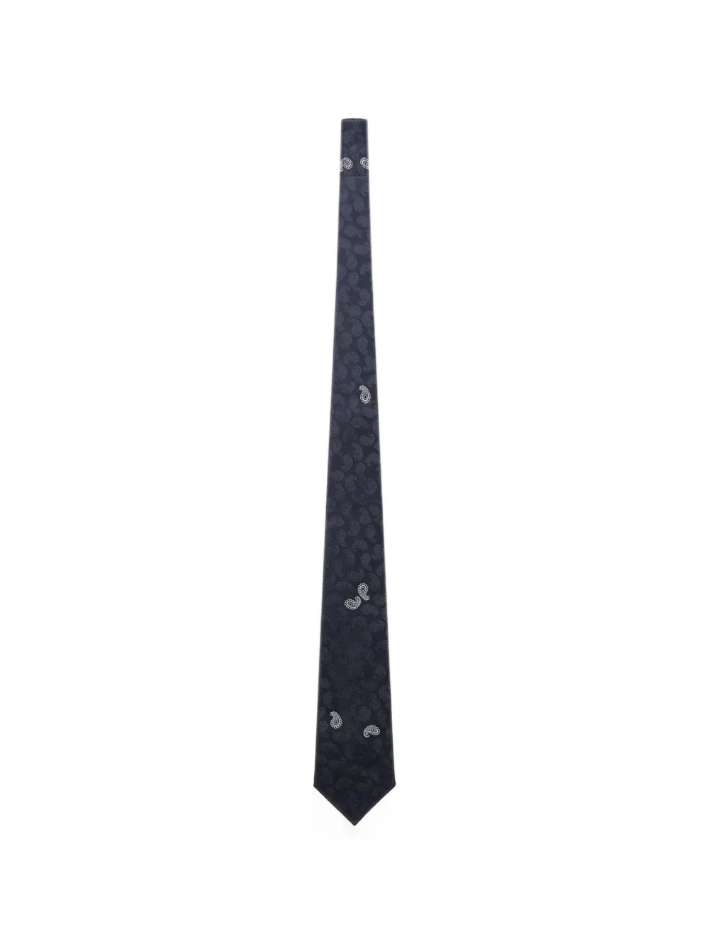 paisley-print silk tie