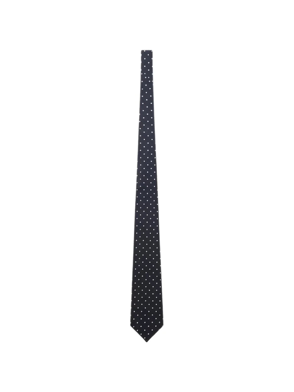 polka-dot silk tie