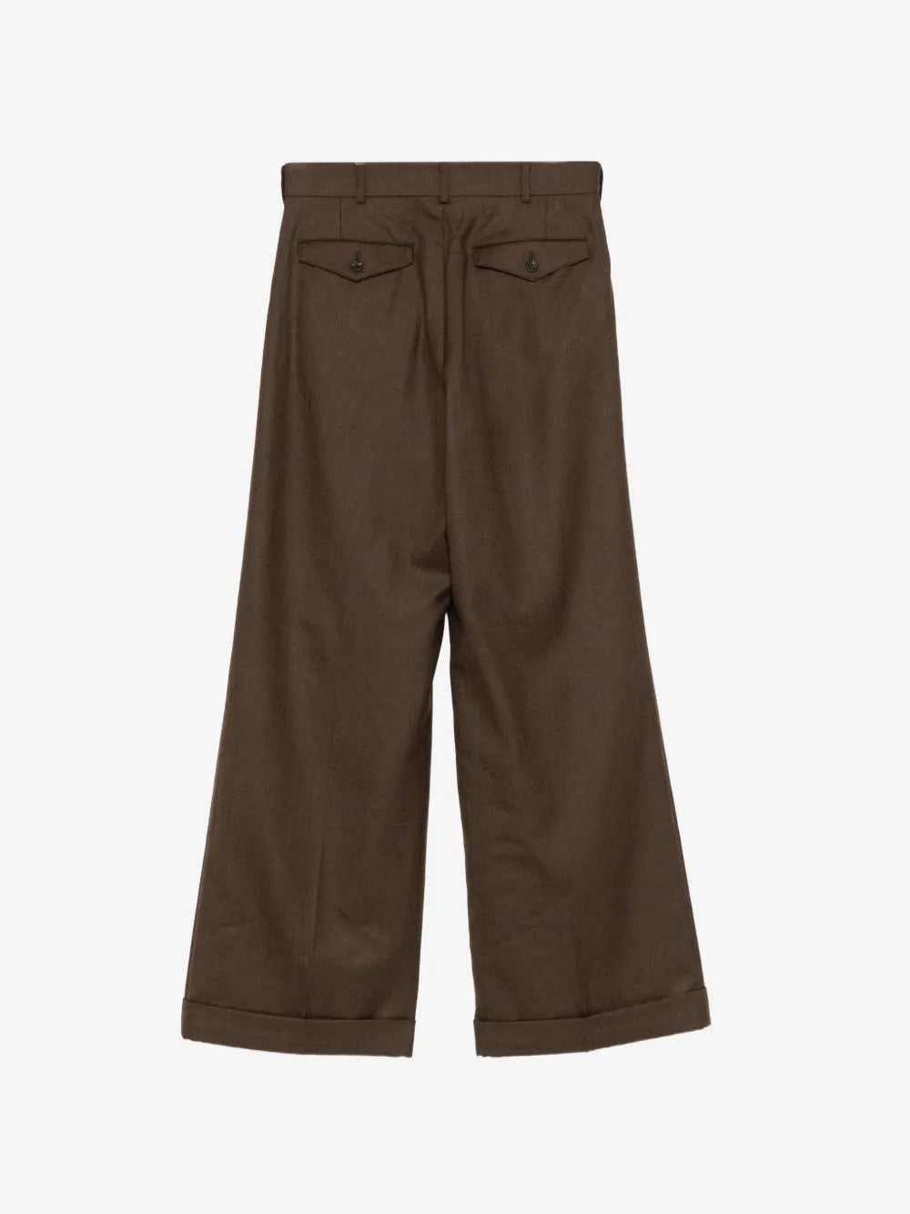 Pleated Wool Trousers