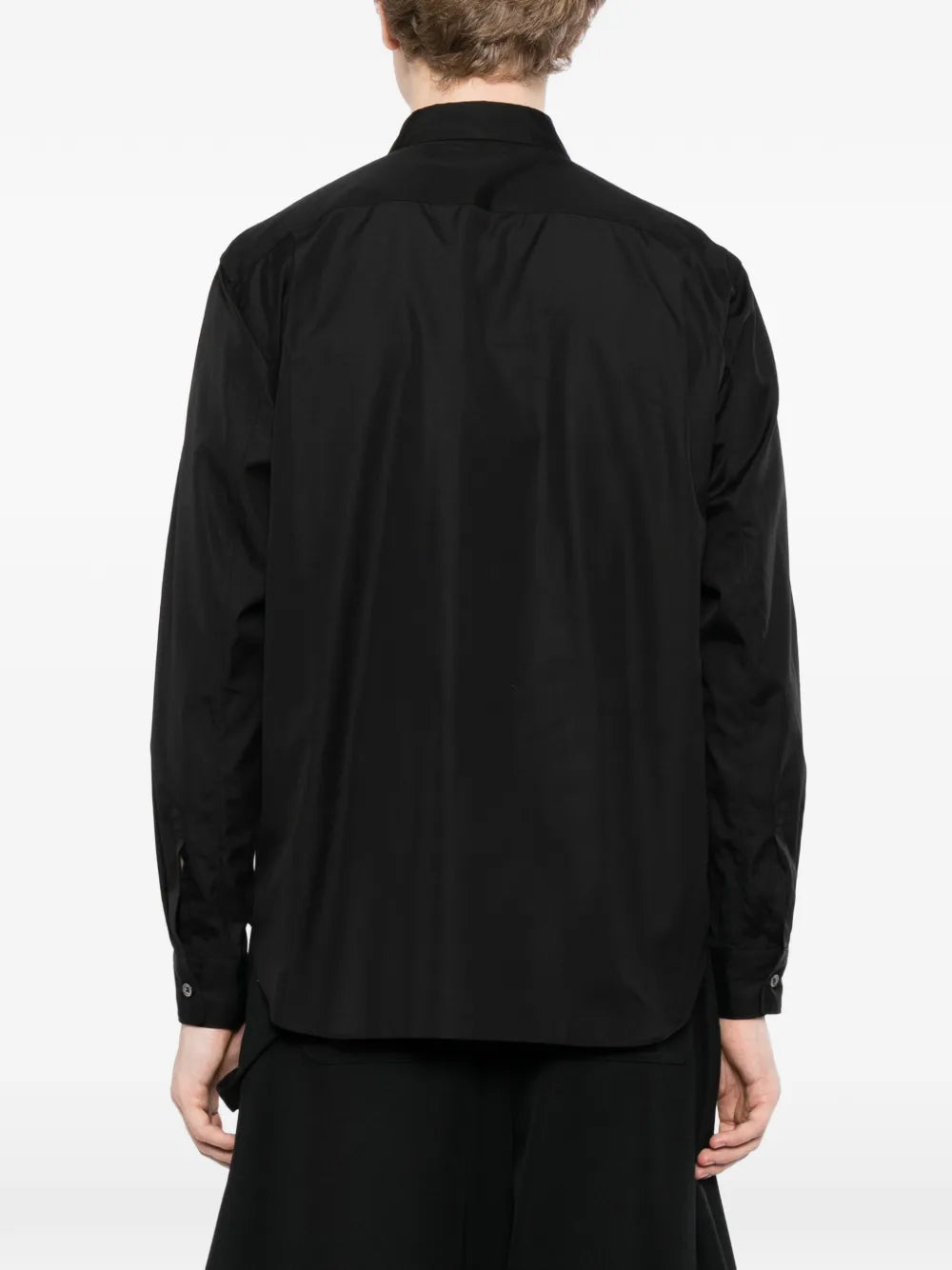 asymmetric-panel shirt